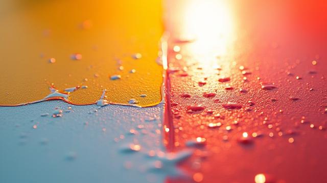 Un material mostrando una resistencia excepcional a la corrosión o a químicos agresivos, gracias a pigmentos funcionalizados.